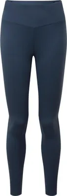 Dunkelblaue Leggings für Damen von Montane; Modell "WOMEN"S INEO LITE PANTS REG LEG".