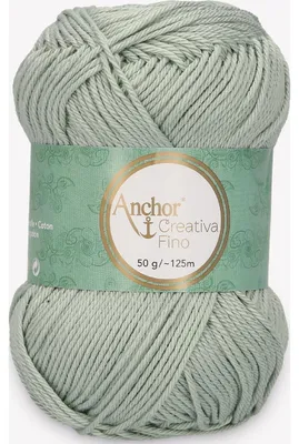Immagine prodotto di Anchor Creativa Fino – filato in cotone mercerizzato per uncinetto (color 00402)
