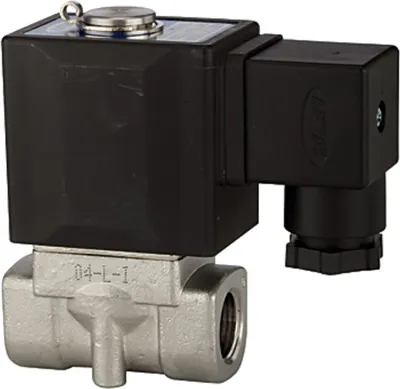 Produktbild von Riegler 2/2-Wege-MV., ES, NC, direktg., 24 V DC, G 1/4, PN 0-30 bar