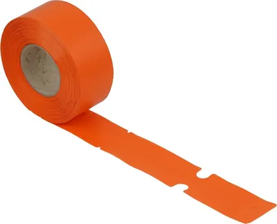 Produktbild von Schlaufenetiketten 283 x 65 mm - 1000 Stück in orange