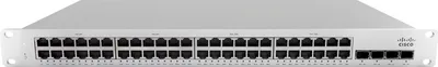 Imagen del producto de Cisco Meraki MS210-48FP, conmutador gestionado, capa 2, Gigabit Ethernet (10/100/1000), Power over Ethernet (PoE), para montaje en rack, 1U