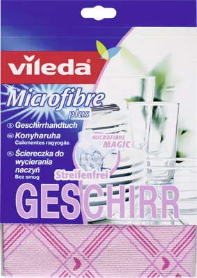 Produktbild von VILEDA Geschirrtuch Microfaser 60x40cm