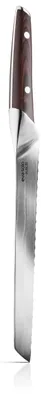 Brotmesser 24 cm, Damaststahl, Pakka Holz, scharf