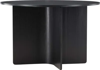 Produktbild von FURNLUX Dining Table Tyreso Black 120cm / Hauptfarbe: Schwarz / Abmessungen: 120 x 120 x 76 cm