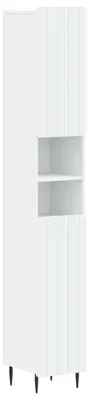 Immagine prodotto di Mobiletto da bagno con ripiano aperto, modello ZWOLLE, colore bianco