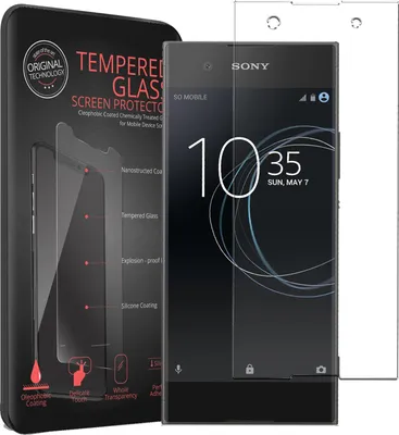 Immagine prodotto di 2x vetro blindato per la protezione dello schermo in vetro di Sony Xperia XA1