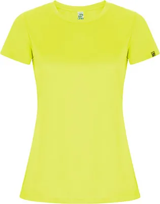 Produktbild von Roly Eco CA0428 | WomenŽs Imola T-Shirt Damen T-Shirt - Farbe: Fluor Yellow 221 - Größe: L