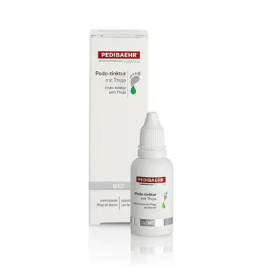 Produktbild von Podo-tinktur unterstützend bei Warzen, mit Thuja, 30 ml