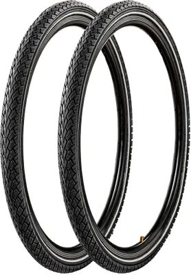 Produktbild von Zündapp Fahrradreifen Trekking City 2 Reifen schwarz Reflex 26 x 1,75"