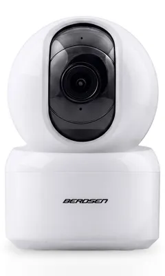 Imagen del producto de Cámara IP Wi-Fi Berdsen BD-940, 3MP, con visión nocturna, color blanco, giratoria