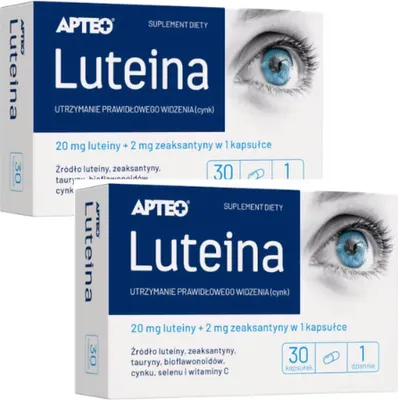 Produktbild von Lutein APTEO - Ergänzungsmittel für gesunde Augen und antioxidativen Schutz
