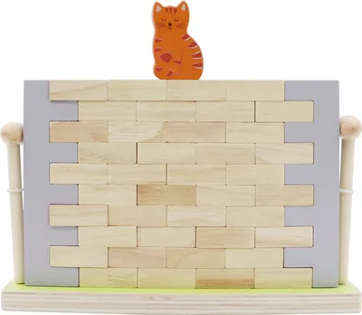 Image de Houten Blokken Muur Balansspel, 44dlg.