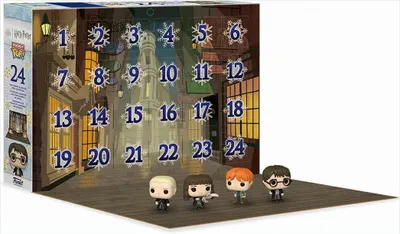 Produktbild von Harry Potter Adventskalender 2022 Kalendar 24 Funko Pocket Pop!