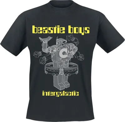 Produktbild von Beastie Boys T-Shirt Herren Intergalactic schwarz XL