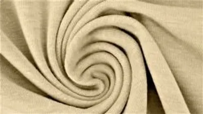 Produktbild von Jersey Yara Beige Melange 220 g/m², ca. 0,5 m lang, ca. 1,5 m breit, Stoffe Meterware, Baumwolljersey