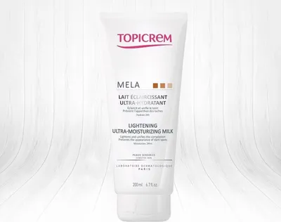 Zdjęcie produktu dla Topicrem MELA Nawilżające mleczko do ciała Unifying Ultra-Moisturizing Milk 200 ml
