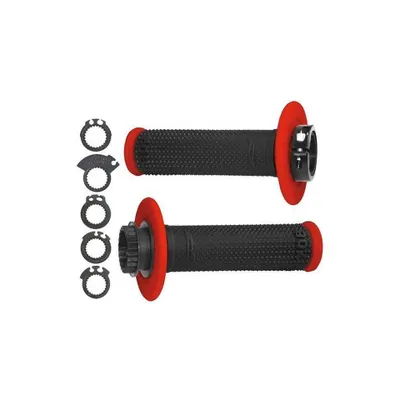 Obrázek produktu pro Gripy na řídítka PROGRIP 708, černá/červená, Lock-On Grips, černá/červená