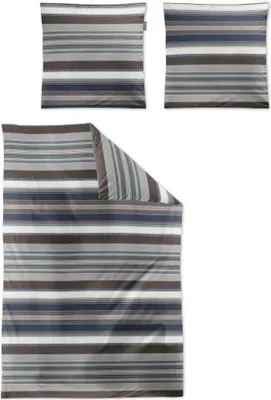 Produktbild von Irisette Mako-Satin Bettwäsche-Garnitur Tokio 8562 Farbe multi 135x200+80x80cm