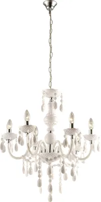 Produktbild von Globo Lighting Luster Metall verchromt, 6x E14
