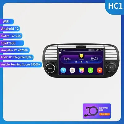 Obrázek produktu pro Rádio Android Auto, GPS navigace, multimediální přehrávač