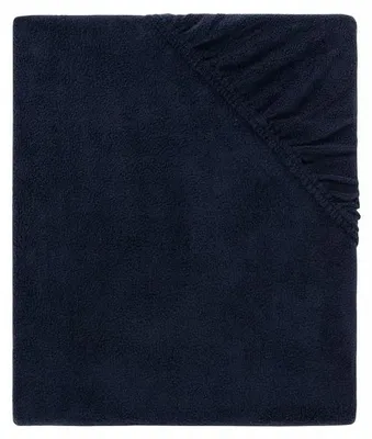 Obrázek produktu pro Livarno Home, prostěradlo s gumou, polar fleece, rozměr 180-200 x 200 cm, tmavě modrá