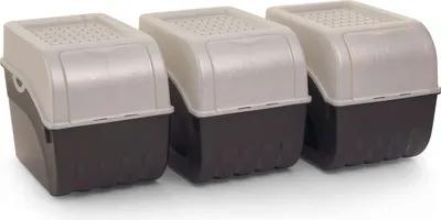 Produktbild von Novaliv 3x Groß 9l perlmut Kartoffel Kartoffelbox Kartoffelkiste Kartoffellager Kartoffelkopf Kartoffelsack