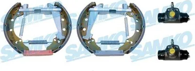 Produktbild von SAMKO Bremsbackensatz Trommelbremse Hinten für VW GOLF III (1H1) KEG405