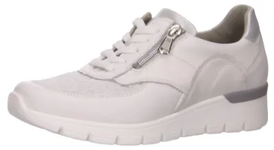 Immagine prodotto di Scarpe sportive Waldläufer con suola sagomata alla moda in bianco/bianco combinato, misura 3,5