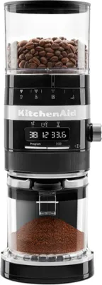 Zdjęcie produktu dla KitchenAid 5KCG8433EOB, Młynek, 340 g, Frez trzpieniowy stożkowy, Stal nierdzewna, Czarny, Onyx black