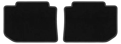 Obrázek produktu pro Zadní velurové koberce pro: Subaru Impreza IV 2011-2016 (hatchback/sedan) – 2 ks, černé, na míru – Wielganizator LUX