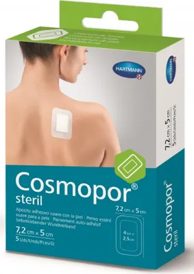 Obrázek produktu pro Hartmann Cosmopor Steril 7,2x5cm 5 kusů
