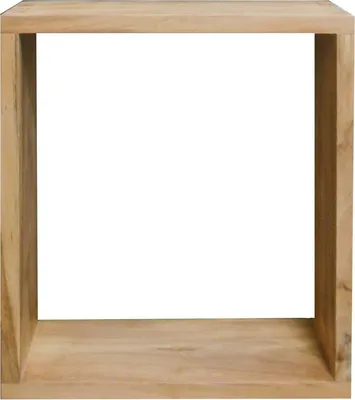 Produktbild von Teako Design Wandregal Galeria Teakholz Massiv 40x35cm Wetterfest