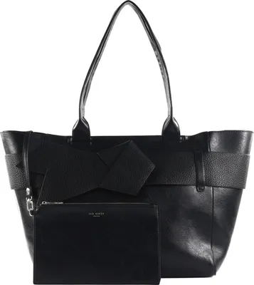Produktbild von Ted Baker Shopper Schultertasche Jimma PolyurethanTote Bag Jet - Black schwarz