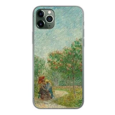 Produktbild von MuchoWow® Handyhülle Schutzhülle Hülle für iPhone 11 Pro Max Garten mit Liebenden - Vincent van Gogh Silikon Softcase Handy Hülle - Schutz