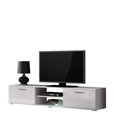 Obrázek produktu pro TV stolek KARA 2 - bílý / lesklý bílý