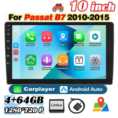 Produktbild von Android Autoradio – Multimediaspieler – Navigationssystem – MP3-Player – FM-Radio – 10-Zoll IPS-Touchscreen