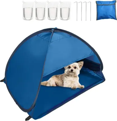 Produktbild von Pop-Up-Strand-Sonnenzelt Anti-UV Mini-Automatik-Zelt mit Nägeln und Wasserspeicherbeuteln