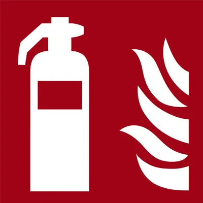 Image de Hinweisschild Feuerlöscher 20x20cm Hart-PVC