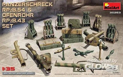 Obrázek produktu pro MiniArt 35263 Panzerschreck RPzB.54 & Ofenrohr RpZB.43 Set zbraní 1:35 v