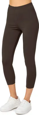 Produktbild von Merry Style Damen 3/4 Leggings aus Baumwolle MS10-199 (Braun, XS)