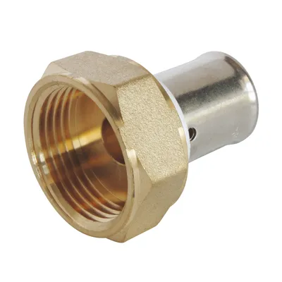 Produktbild von SOMATHERM FOR YOU – Pressfitting – Zuverlässig, einfach und schnell zu montieren – Drehmutter 15/21 – PER Ø20