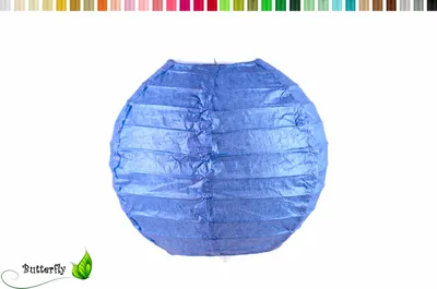 Produktbild von 1 Lampion 10cm, Farbauswahl:blau 352 / königsblau / royalblau