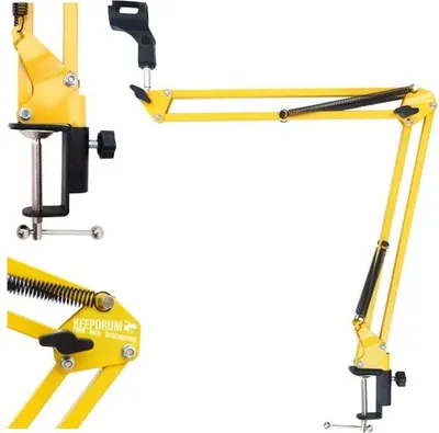 Image de keepdrum NB35 YW jaune Bras de microphone