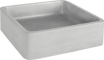 Obrázek produktu pro Umyvadlo na desku Differnz Marba beton šedá 40 x 40 x 12 cm 38.251.19
