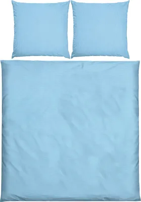Produktbild von Erwin Müller Bettwäsche Himmelkron" blau 1x 200x220 cm + 2x 80x80 cm"