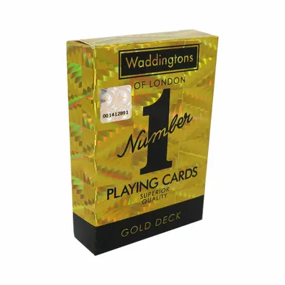 Immagine prodotto di Winning Moves No1 Spielkarten Gold Deck, Kartenspiel, Skatspiel, Spiel Karten, Französisches Blatt, 029391