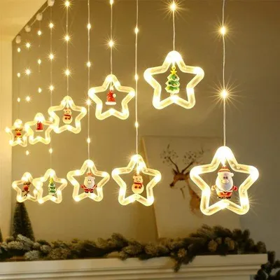 Productafbeelding van Sfeervolle LED Kerstverlichting voor Raamdecoratie