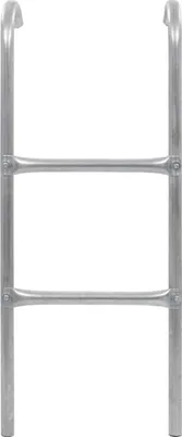 Obrázek produktu pro vidaXL dvoustupňový trampolínový žebřík ocelový stříbrný 72 cm (vhodný pro výšku 65 cm)