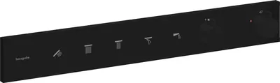 Produktbild von Fertigmontageset RAINSELECT f UP-Thermostat 5 Verbr mattschwarz mattschwarz