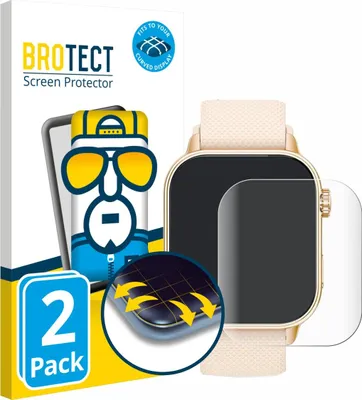 Produktbild von 2x BROTECT Fullscreen Schutzfolie für MFVLP LC210 1.85" Displayschutz Folie Fullcover Klar Transparent